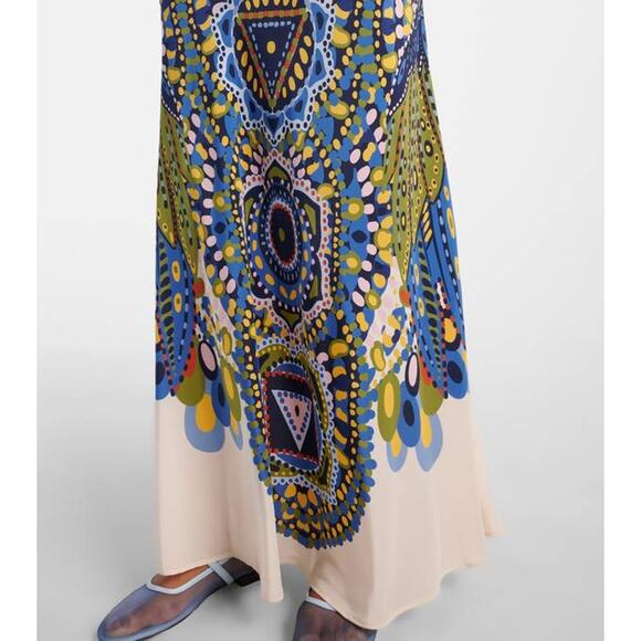 DoubleJ Marlene Dress in Chakra Placee Print XS - Picture 3 of 4
